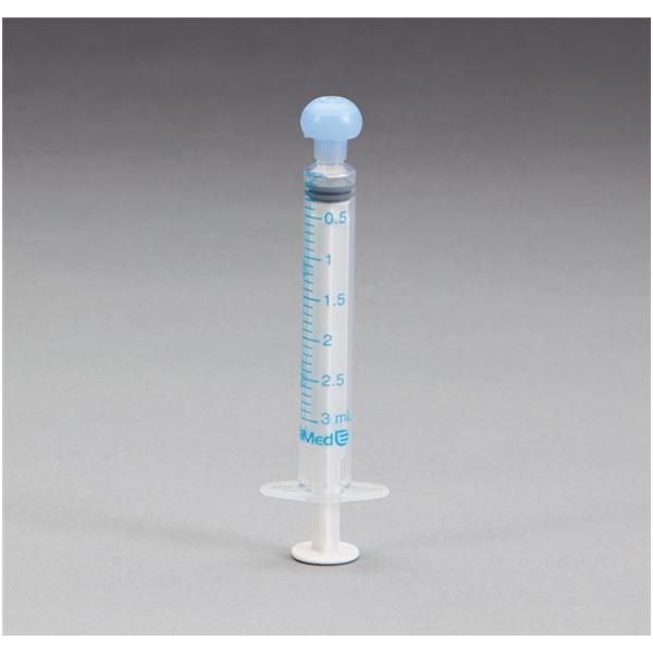 Syringe Oral ExactaMed Plastic 3cc Transparent 50/Package